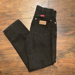 Black wrangler jeans